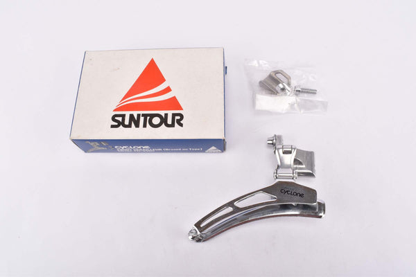 NOS/NIB Suntour Cyclone #FD-3360 Braze-on Front Derailleur from 1985