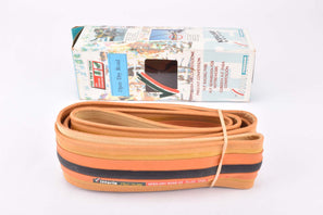 NOS/NIB Vittoria Pro-Team Open Dry Road Orange and Black Skinwall folding single Tire (clincher) in 20-622mm (28" / 700x20C) from the 1990s - 2000s