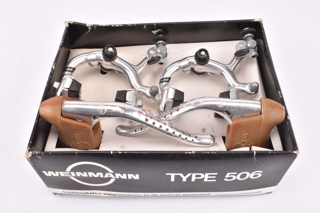Jeu de freins à étrier de route Weinmann pour pièces de vélo rétro Jeu de freins à étrier de route Weinmann pour pièces de vélo rétro