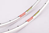 NOS polished Araya Aero 1 #ADX-1 World Champion tubular rim set in 28" with 36 from the late 1970s - 1990s