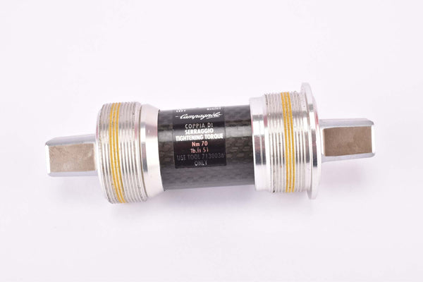 NOS Campagnolo Record Pista sealed carbon cartridge Bottom Bracket in 111 mm, with english thread from the 2000s - 2010s