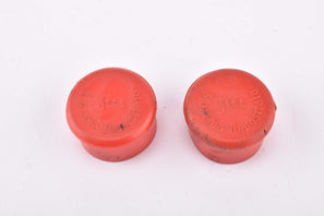 NOS red 3ttt Marchio Depositato handlebar end plugs
