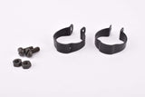 NOS REG Duralumin aluminum alloy black Bottle Cage Clamp / Clip and Mounting Hardware for Down Tube or Seat Tube