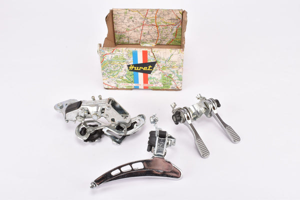 NOS Sachs-Huret ECO Gear Shifting Group Set (rear and front derailleur, gear lever shifter) from the 1980s