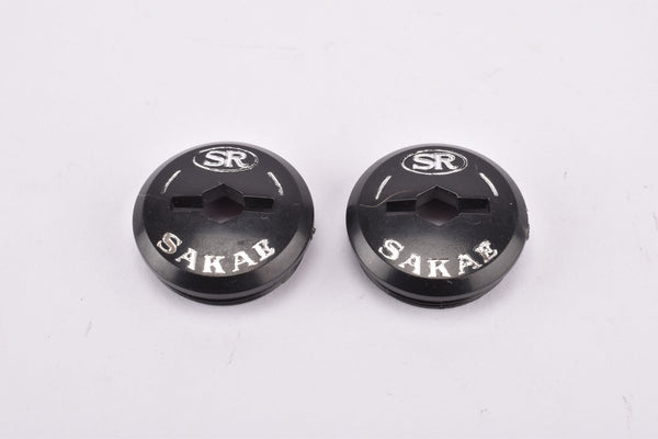 NOS Sakae/Ringyo SR round logo Crank Arm Cap Set (Dust Caps) from the 1970s - 80s