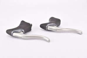 NOS Shimano 105 SC #BL-1055 aero brake lever set with black hoods from the 1990s