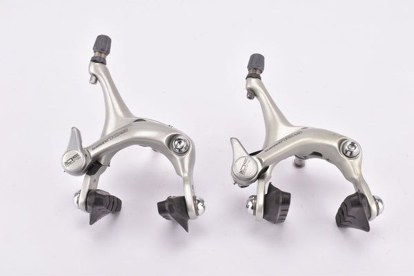 NOS Shimano 105 SC #BR-1055 dual pivot standard reach (49-39mm) brake caliper set from 1990, 1996