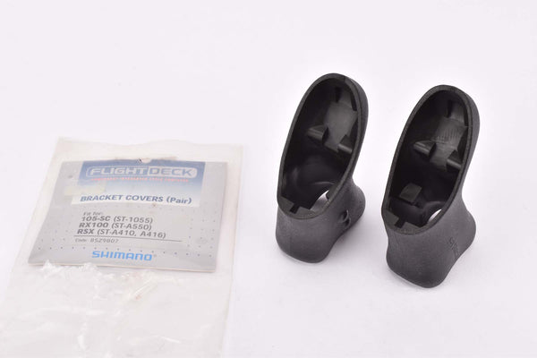 NOS Shimano 105-SC, RX100 and RSX Bracket Covers #85Z9807 black Flight Deck STI hood from the 1990s