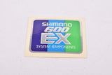 NOS Shimano 600 EX Arabesque original frame Decal, no replica!