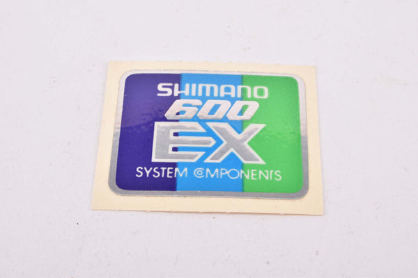 NOS Shimano 600 EX Arabesque original frame Decal, no replica!