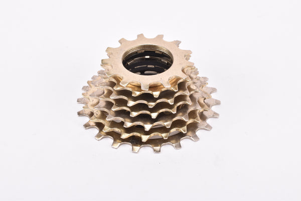 NOS Shimano Dura-Ace AX #FH-7370 " #CS-7300 " golden 7-speed Super Shift cassette with 13-22 teeth from the 1980s