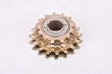 NOS Shimano Dura-Ace #MF-7150 5-speed golden Freewheel with 13-19 teeth and english/italian thread from 1980