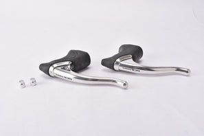 NOS Shimano SLR 105 #BL-1050 brake lever set with black hoods from the 80s