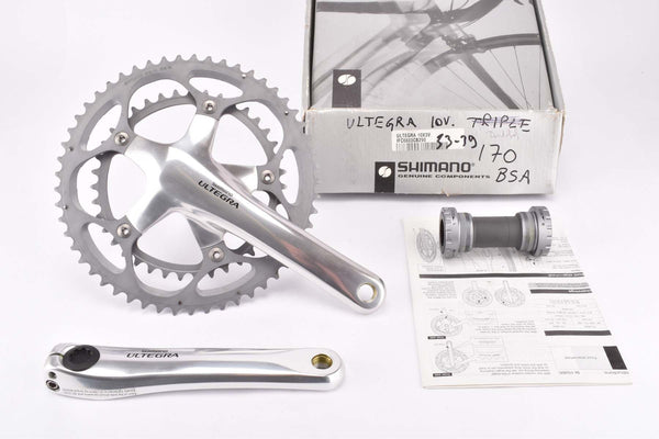 NOS/NIB Shimano Ultegra #FC-6600 hollowtech crankset with 53/39 teeth in 170mm from 2005