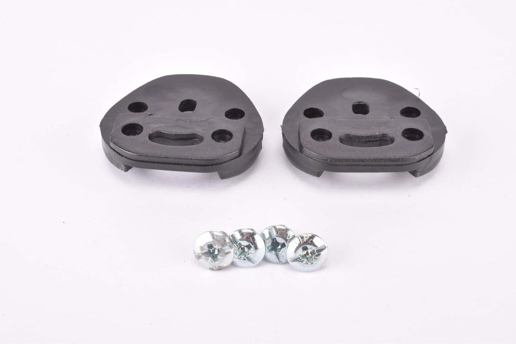 toe clip pedal NOS Sidi slotted shoe plate black pedal cleat toe clip pedals 2 Point – Velosaloon.com