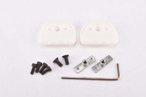 NOS Sidi slotted Super Professional Titanium Moser shoe plate pedal cleat for toe clip pedals (3 Point)