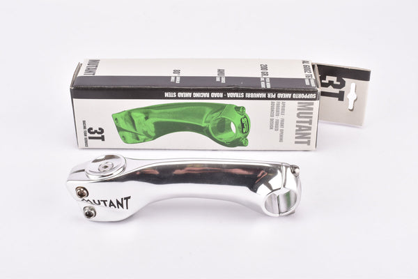 NOS Silver anodised 3TTT Mutant 1" and 1 1/8" ahead stem in size 130mm with 25.8 mm bar clamp size from the 1990s