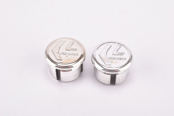 NOS Silver Chrom CicloLinea handlebar Barend end Plugs for Vintage Bikes