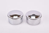 NOS Silver Chrom REG Italy Metal handlebar Barend end Plugs from the 1950s