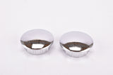 NOS Silver Chrome Benotto Cello handlebar Barend end plugs