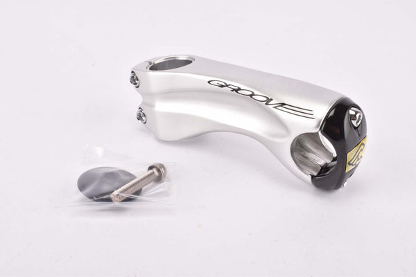 NOS silver Cinelli Groove 1" and 1 1/8" ahead stem in size 100mm with 26.0mm bar clamp size