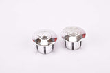 NOS Silver Cinelli winged logo handlebar Barend Plugs