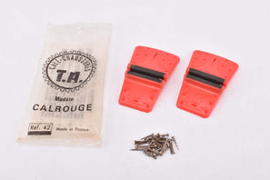 NOS Spécialités TA Cale-Chaussures #ref.42 Modele Calrouge nail-on shoe cleats sloted for toe clip pedals