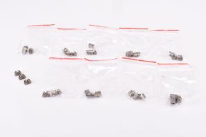 NOS Steel Frame building material, braze on top tube brake cable housing guide set - Bulk offer (10 sets)