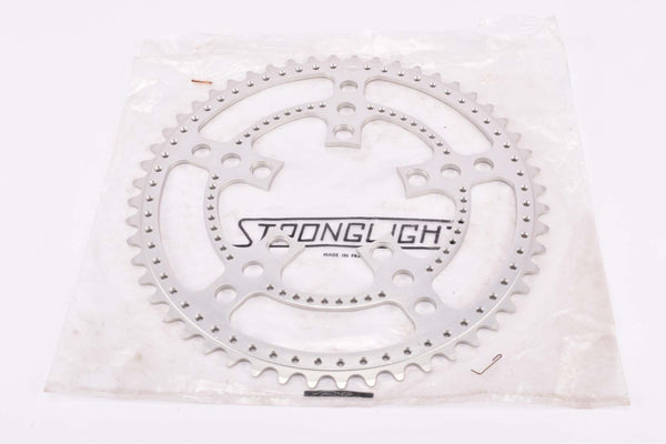 NOS Stronglight 99 BIS NM drilled big Chainring with 52 teeth and 86mm BCD from the 1970s - 1980s