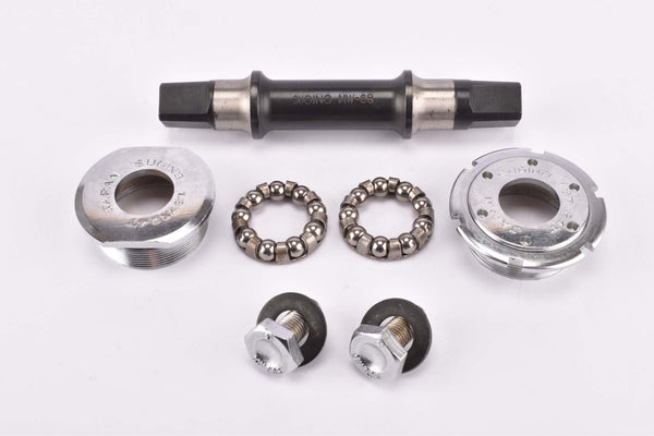 NOS Sugino Mighty (DX) MW-68 Bottom Bracket in 114 mm and english thread (BSA) from the 1970s - 1980s