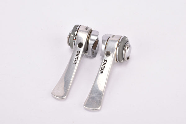 NOS Suntour Cyclone 5000 / 7000 / 9000 #SL-CL10-B braze-on 6-speed Accushift Gear Lever Shifter Set from the late 1980s