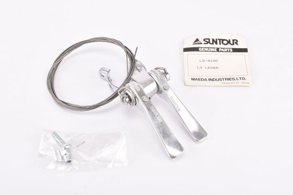 NOS Suntour LX-10 #LD-4100 clamp-on/aero friction Gear Lever Shifter Set from the 1980s