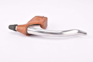 NOS Universal mod. 51 (or 61 / 68?) half opened pointy end Fausto coppi style non-aero singel Brake Lever with brown hood