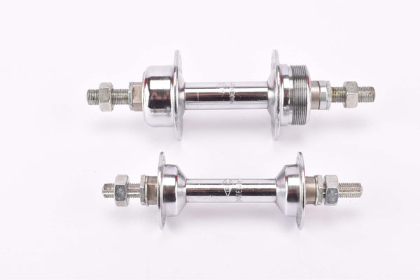 NOS Weco Nabe Chrome plated steel Hub set with english thread (BSA) solid axle and 36 holes from the 1950s - 1970s