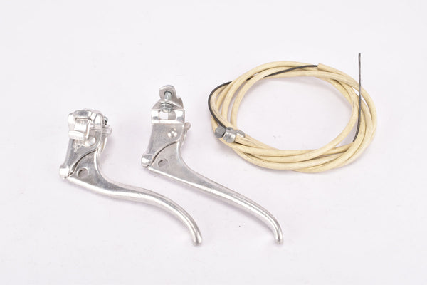 NOS Weinmann AG #133 City / Touring Brake lever set with white cables from the 1950s - 1980s