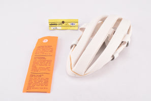 NOS White Reg #402 danish leather helmet in size 55
