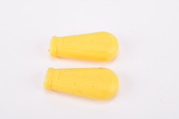 NOS Yellow Campagnolo Patented Rubber #173 Gear Lever Shifter and Quick Release cover sleeves from the 1960s - 1980s