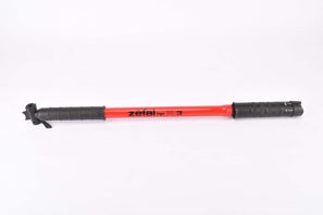 NOS Zefal hp X 3 (Size 3) red high pressure aluminium frame bike pump in 460 - 520mm