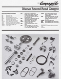 MINT Campagnolo Nuovo Record Group Set with english thread from 1982 (post CPSC) with boxes
