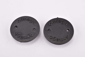 Ofmega black plastic crank dust cap