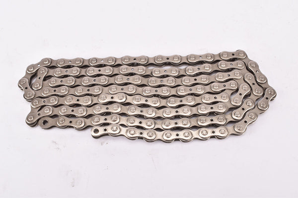 Regina 50 Reccord S smooth stainless super nickel drilled chain in 1/2" x 3/32" with 108 links
