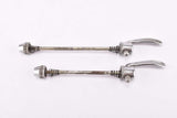 Shimano 600 #6100 / 600 EX Arabesque #6200 quick release set, front and rear Skewer for 100 / 126 mm from the 1970s - 1980s
