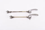 Shimano 600 #6100 / 600 EX Arabesque #6200 quick release set, front and rear Skewer for 100 / 126 mm from the 1970s - 1980s