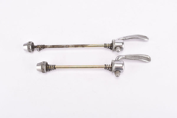 Shimano 600 #6100 / 600 EX Arabesque #6200 quick release set, front and rear Skewer for 100 / 126 mm from the 1970s - 1980s