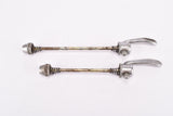 Shimano 600 #6100 / 600 EX Arabesque #6200 quick release set, front and rear Skewer for 100 / 126 mm from the 1970s - 1980s