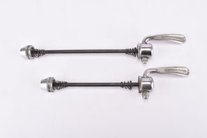 Shimano 600 #6100 / 600 EX Arabesque #6200 quick release set, front and rear Skewer for 100 / 126 mm from the 1970s - 1980s