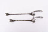 Shimano 600 #6100 / 600 EX Arabesque #6200 quick release set, front and rear Skewer for 100 / 126 mm from the 1970s - 1980s