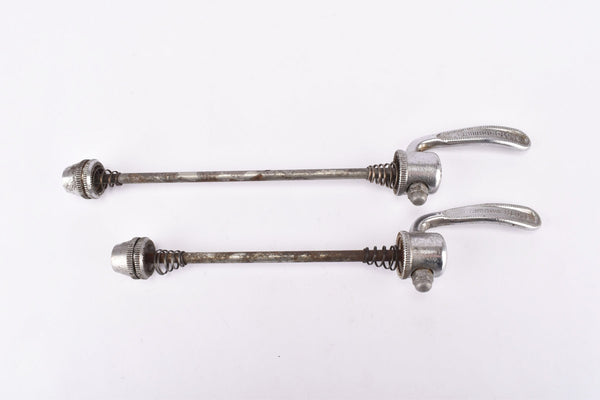 Shimano 600 #6100 / 600 EX Arabesque #6200 quick release set, front and rear Skewer for 100 / 126 mm from the 1970s - 1980s