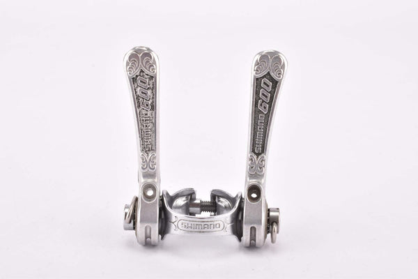 Shimano 600 EX Arabesque #LB-630 / #SL-6200 clamp-on Gear Lever Shifter Set from 1980