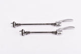 Shimano Deore / Deore II / Deore DX quick release set, front and rear Skewer for 100 / 135 mm, from the 1990s